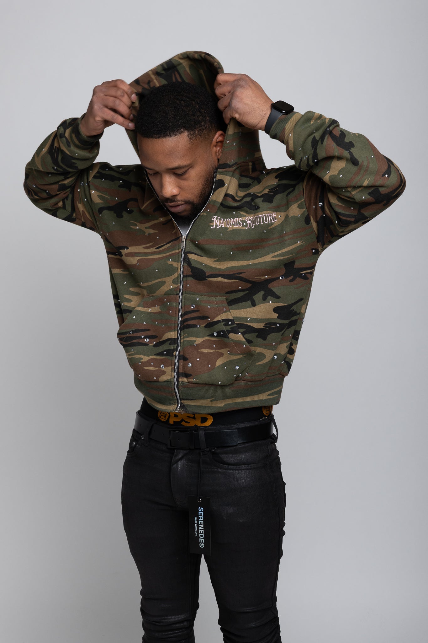 Camo and Pink Men’s Hoodie