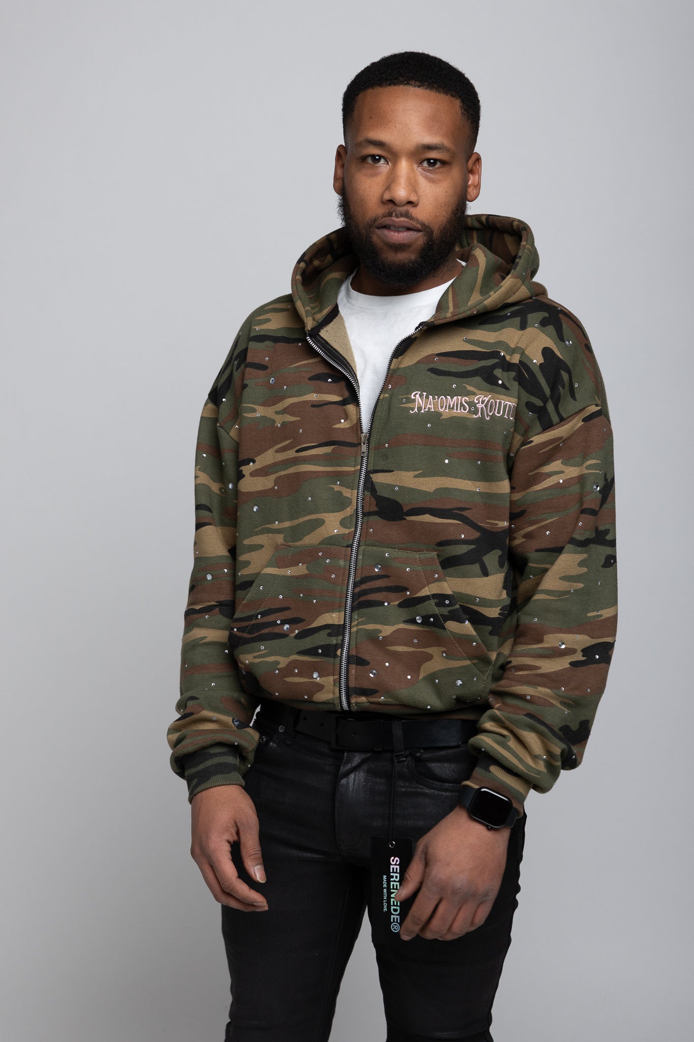 Camo and Pink Men’s Hoodie