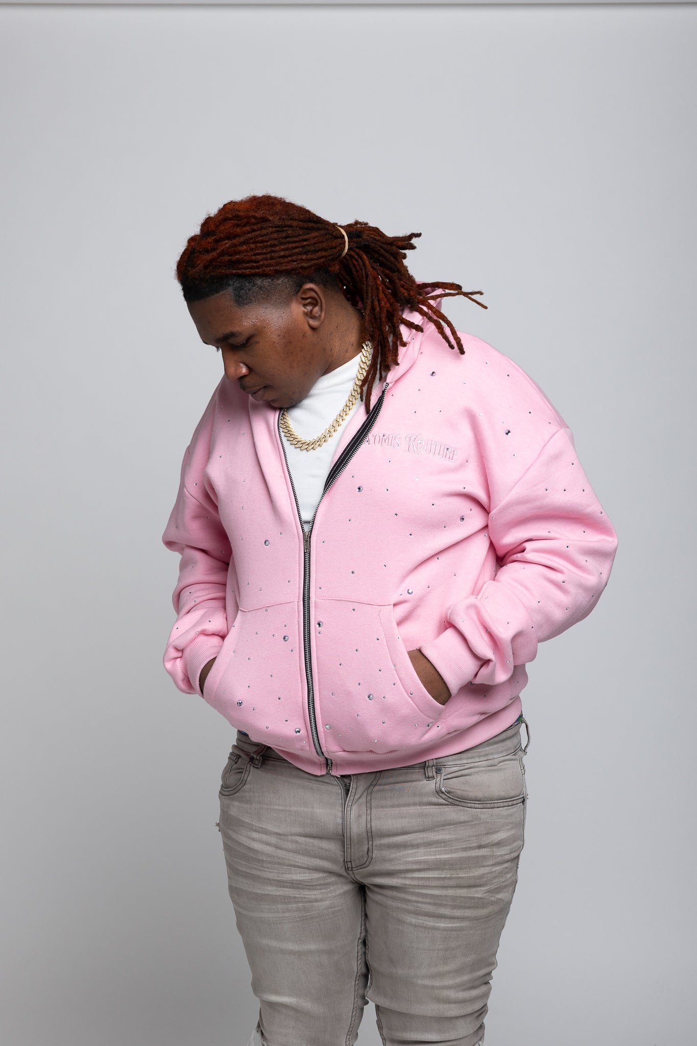 Pink on Pink Men’s Hoodie